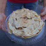 Freshly made apple pie..hot out of the oven